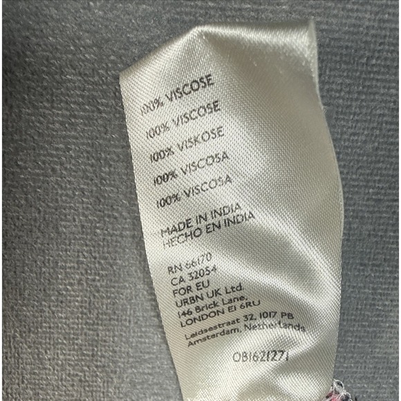 Free People Women's Boho Floral One I Love Green Pink Maxi Dress Sz S - Picture 6 of 13